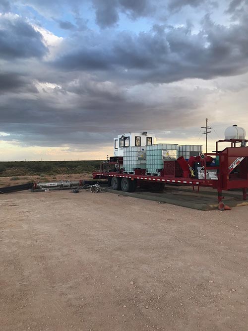 pit aeration oilfield water treatment